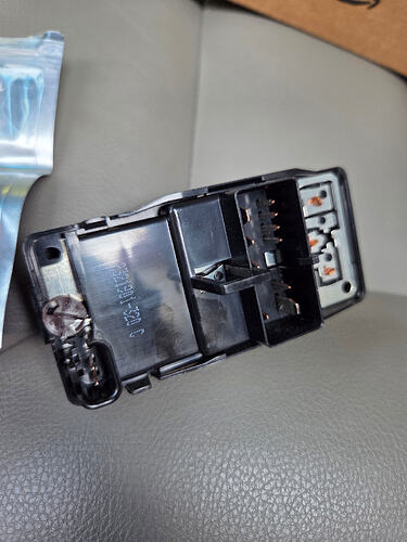 OBS Chevy passenger window switch module backside bulb location GMT400