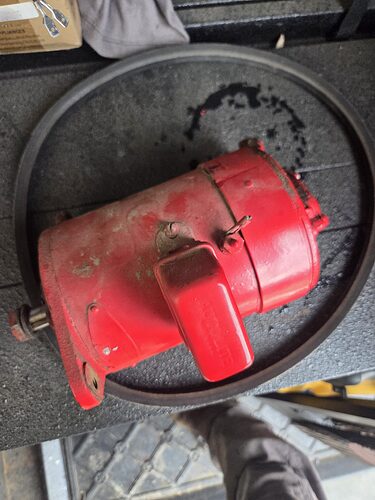 Original 6V Auto-Lite generator, opposite side