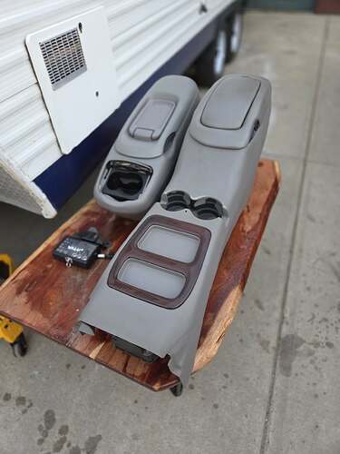 OBS Chevy factory console vs Escalade Denali console size comparison GMT400