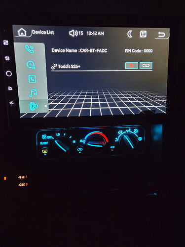 GMT400 HVAC control panel with ice blue LED bulbs installed final look