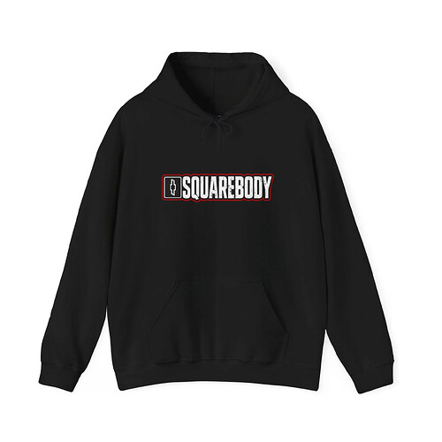 Vintage Truck Squarebody Hoodie | Pullover Sweatshirt, Retro Pickup Design