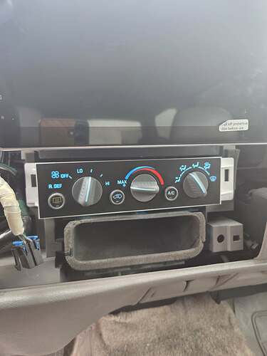 LEDS for the HVAC controls