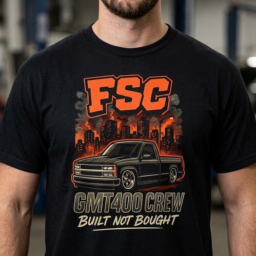 GMT400 Crew Night City Tee | Retro OBS Chevy Truck Graphic Shirt