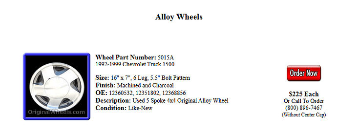 1992-1999 Sawblades at OriginalWheels.com