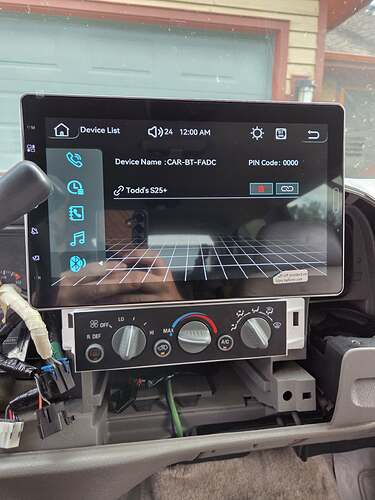 Tesla style large 10.1” touchscreen single din deck