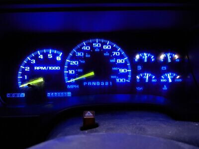 OBS Chevy gauge cluster blue LED upgrade GMT400 instrument panel